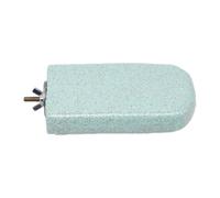 FashionCha Perchoir Volcanique pour Oiseaux Plateforme Stable pour Affûtage Naturel des Griffes et du Bec Adapté Aux Calopsittes Canaris et Perroquets, Bleu Clair