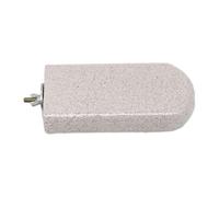 FashionCha Perchoir Volcanique pour Oiseaux Plateforme Stable pour Affûtage Naturel des Griffes et du Bec Adapté Aux Calopsittes Canaris et Perroquets, Gris