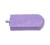 FashionCha Perchoir Volcanique pour Oiseaux Plateforme Stable pour Affûtage Naturel des Griffes et du Bec Adapté Aux Calopsittes Canaris et Perroquets, Violet