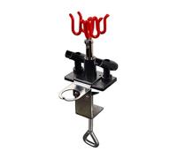 FashionCha Porte-aérographe Rotatif 360 Degrés avec Protection Antidérapante Conception Universelle pour Quatre Instruments Parfait pour Modélisme et Travaux AR, Rouge
