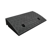 FashionCha Rampe d'accès pour trottoir, triangle d'escalade, rampe pour tondeuses et remorques, Noir 50cmx27cmx9cm