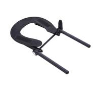 FashionCha Repose-tête de Table de Massage Support Facial Universel Berceau de Tête Porte-visage Appui-tête En Aluminium Léger et Réglable Adapté pour Les Salon, Noir
