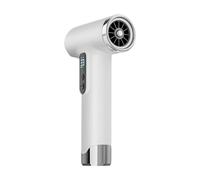 FashionCha Sèche-cheveux Sans Fil Turbofan Sèche-cheveux à Air pour Salon Hôtel Art Peinture Femmes Hommes, Blanc