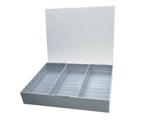 FashionCha Solution de Rangement pour Nail Art avec 30 Compartiments pour L'organisation de La Maison et Du Salon, gris
