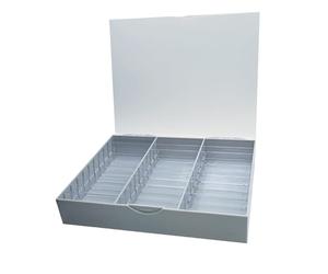FashionCha Solution de Rangement pour Nail Art avec 30 Compartiments pour L'organisation de La Maison et Du Salon, gris