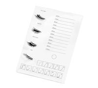 FashionCha Support de Cils En Acrylique pour Application de Faux Cils, transparent