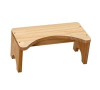 FashionCha Tabouret de Toilette Bois Potty Step Escabeau Squat Repose Pied Antidérapant Transportable Adapté Aux Enfants Adultes Domicile, Bois