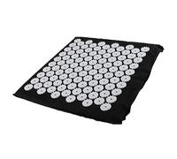 FashionCha Tapis D'acupression Tapis D'acupression pour Ongles Coussin de Siège Santé, Noir