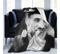 FASHIONDIY Charlie Chaplin Couverture surdimensionnée chaude pour adulte super douce en flanelle anti-boulochage pour adultes et enfants Impression 3D 127 x 101,6 cm