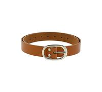 FASHIONGEN - Ceinture Véritable Cuir de Vachette, Fabriqué en France, HENRIETTA - Camel, 90