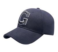 FASHIONISM Casquette de baseball alphabet réglable en coton pour hommes et femmes casquette décontractée brodée papa casquette sport snapback, G, Taille unique