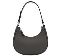 FashionPuzzle Petit sac croissant à bandoulière, sac à porter sous le bras, Gris foncé/gris foncé, Taille unique