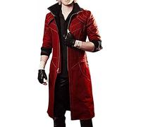 Fashions Hyped Trench Devil May Cry 5 Nero, Manteau en coton rouge Nero, M