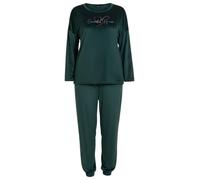 fashionshowcase Pyjama 'VelvetDream' vert foncé, Taille XL