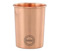 Fashnkart Verres en cuivre pur Eau potable Santé ayurvédique Gobelets en cuivre pur 10,14 oz 300 ml (Uni)