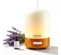 Fashome Diffuseur d'arômes à ultrasons avec verre fabriqué à la main - 100 ml - Humidificateur pour huiles essentielles - Arrêt automatique - 3 modes de brouillard et de lumière - Fonctionnement