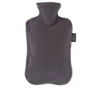 Fashy 2 Litre Anthracite Hot Water Bottle with Fleece Cover
