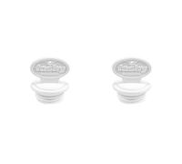 Fashy 6014 bouillottes de rechange Fermeture, Grand, filetage Ø 29 mm, blanc (Lot de 2)