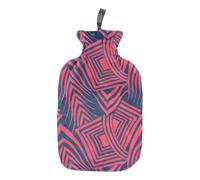 Fashy Bouillotte avec housse en peluche - Géo abstrait