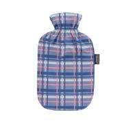 Fashy 67436 56 CHAUFFE-BIBERON Avec Housse 2,0L Gris, Bleu, Rose Carreaux