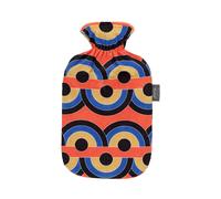 Fashy 67444 01 Bouillotte Avec Imprimé Flauschbezug 2,0L Retro Coloré