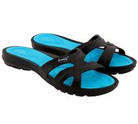 Fashy 7659 52 Chaussures de Bain Noir/Turquoise 41