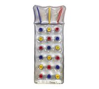 Fashy 8134 Matelas pneumatique pour Plage et Piscine Argenté/coloré