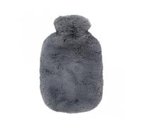 Fashy 67381 29 Bouillotte Avec Haute Qualité Flauschbezug 2,0L,Extra Doux ,Grau