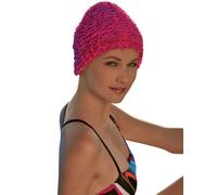 Fashy Bonnet de Bain à Volants pour Femme - Rose