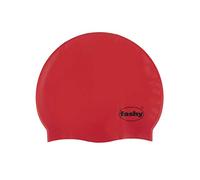 Fashy Bonnet de Bain en Silicone Rouge Rouge Taille Unique