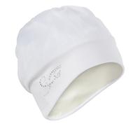 Fashy Bonnet de Bain Exclusif en Tissu avec Strass, Fermeture Velcro réglable, Capuche intérieure en Aluminium