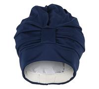 Fashy Bonnet de Bain Unisexe en Tissu, Bleu Marine, Taille Unique EU