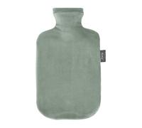 Fashy Bouillotte 2,0 l avec housse en peluche, verte