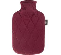 Fashy Bouillotte 2 l avec housse matelassée, bordeaux