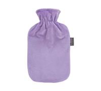Fashy Bouillotte à Eau Housse Velours Douce Violette 2L