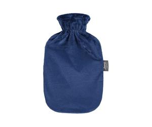 Fashy Bouillotte avec housse molletonnée Bleu marine 2 l