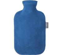 fashy bouillotte housse polaire, 2 litres, saphier
