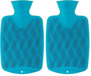 Fashy Bouillotte plate avec surface 3D (Lot de 2)