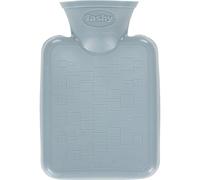 fashy Chauffe-poche 0,3 l en thermoplastique avec poignée rabattable sur la fermeture, bleu acier