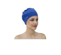 Fashy Exclusif Bonnet de Bain pour Femme, Bleu, Taille Unique