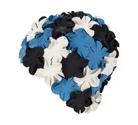 Fashy Femme Rubbe Pétale Capuchon, Bleu, Noir/Blanc, Taille Unique