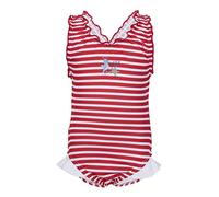 Fashy Little Stars Couche de Bain réutilisable pour bébé Fille, Rouge/Blanc, 98-104