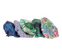 Fashy Lot de 5 bonnets de douche avec élastique et bonnet intérieur en film plastique