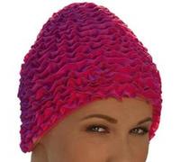 Fashy pink ruffle swimhat rose rose taille unique Rose