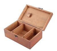 Boîte à couture en bois, accessoires de couture Vintage organiser la boîte pour l'artisanat de couture de bricolage, pour mon grand-mère fille femmes amateur de ménage