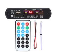 fasient DC 5 V/12 V Bluetooth 5.0 MP3 Carte décodeur Module Audio USB SD AUX FM Radio sans Perte MP3/WMA/WAV/FLAC/APE décodeur