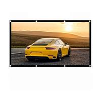 fasient Écran de Projection, écran de cinéma, écran de Projection, 16: 9 Blanc pour l'intérieur(120 inch)