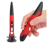 Fasient Stylo Sans Fil, Souris Optique USB 2,4 GHz 800/1200/1600 DPI Intelligente d'Écriture Manuscrite Réglable Pour Ordinateur Portable (Rouge)