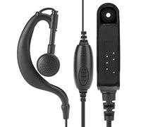 fasient1 Talkie-walkie Écouteur PTT Micro Casque Écouteur Crochet d'oreille à Un Fil Casque Compatible pour BF-9700 BF-A58 R760 UV-9R Plus