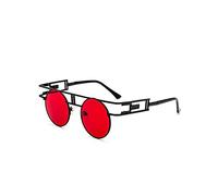 Fasion Sunglasses des Lunettes de Soleil Gothique Steampunk Rond Vintage Lunettes De Soleil Hommes Femmes Unisexe Miroir